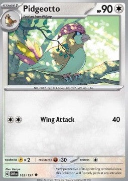 Pidgeotto - Ossidiana Infuocata (Uncommon) [OBF-163]