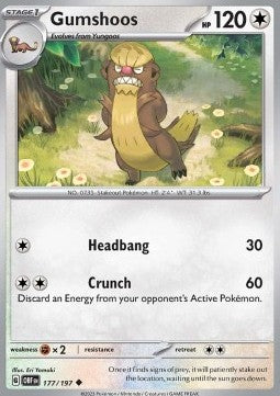 Gumshoos - Ossidiana Infuocata (Uncommon) [OBF-177]