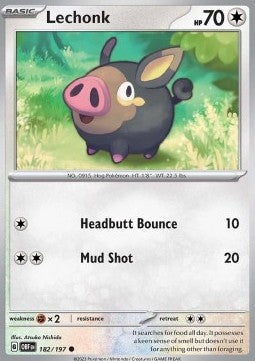 Lechonk - Ossidiana Infuocata (Common) [OBF-182]