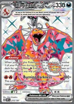 Charizard ex - Ossidiana Infuocata (Ultra Rare) [OBF-215]