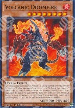 Destino Fuoco Vulcanico - Duellanti Leggendari: Vulcano Brucianima (Common) [LD10-029]