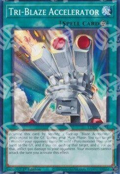 Acceleratore Tri-Fiammata - Duellanti Leggendari: Vulcano Brucianima (Common) [LD10-053]