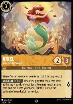 Ariel - Spectacular Singer - The First Chapter (Super Rare) [1TFC-2]