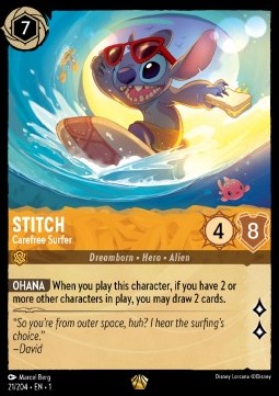 Stitch - Carefree Surfer - The First Chapter (Legendary) [1TFC-21]