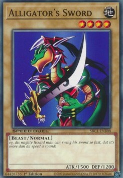 Spada dell'Alligatore - Speed Duel: Strade della Città dei Duelli (Common) [SBC1-B08]