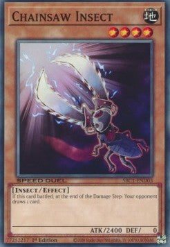 Insetto Sega Elettrica - Speed Duel: Strade della Città dei Duelli (Common) [SBC1-D03]