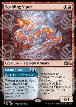 Scalding Viper // Evaporare - Le Terre Selvagge di Eldraine (Rare) [WOE-235]
