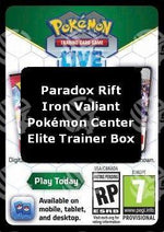 Live Code Card (Set Allenatore Fuoriclasse Pokémon Center Eroeferreo) - Paradosso Temporale (Online Code Card)