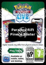 Live Code Card (Pineco Blister) - Paradosso Temporale (Online Code Card)