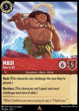 Maui - Hero to All - The First Chapter (Rare) [1TFC-114]