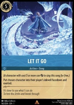 Let It Go - The First Chapter (Rare) [1TFC-163]