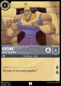 Kronk - Right-Hand Man - The First Chapter (Uncommon) [1TFC-183]