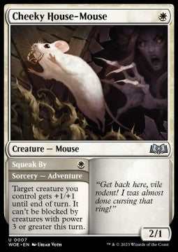 Cheeky House-Mouse // Sgusciare - Le Terre Selvagge di Eldraine (Uncommon) [WOE-7]