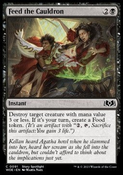 Nutrire il Calderone - Le Terre Selvagge di Eldraine (Common) [WOE-91]