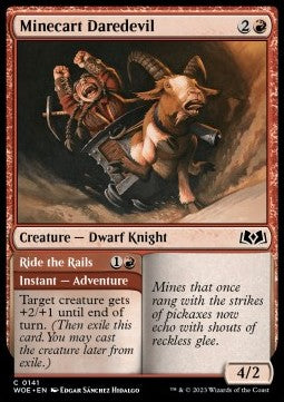 Spericolata del Carrello Minerario // Seguire le Rotaie - Le Terre Selvagge di Eldraine (Common) [WOE-141]