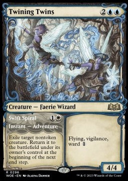 Twining Twins // Spirale Rapida - Le Terre Selvagge di Eldraine: Extras (Rare) [XWOE-296]