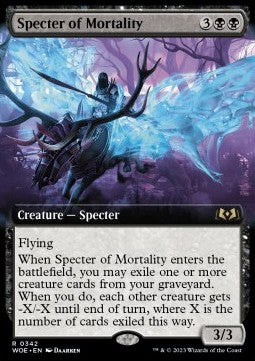 Spettro della Mortalità - Le Terre Selvagge di Eldraine: Extras (Rare) [XWOE-342]