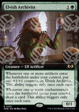 Archivista Elfico - Le Terre Selvagge di Eldraine: Extras (Rare) [XWOE-355]