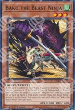 Baku il Ninja Bestia - 25th Anniversary Tin: Dueling Heroes Mega Pack (Common) [MP23-168]