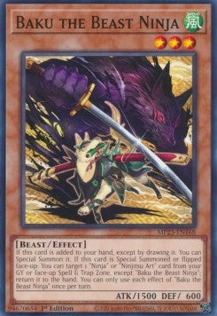 Baku il Ninja Bestia - 25th Anniversary Tin: Dueling Heroes Mega Pack (Common) [MP23-168]