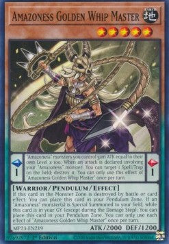 Maestra della Frusta d'Oro Amazoness - 25th Anniversary Tin: Dueling Heroes Mega Pack (Common) [MP23-219]