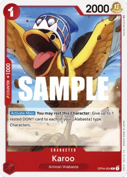 Karoo (OP04-004) - Kingdoms of Intrigue (Common) [OP04-004]