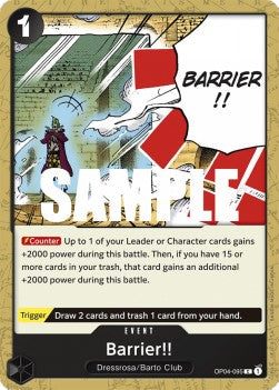 Barrier!! (OP04-095) - Kingdoms of Intrigue (Common) [OP04-095]