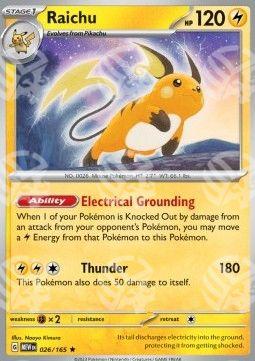Raichu - 151 (Rare) [MEW-026]