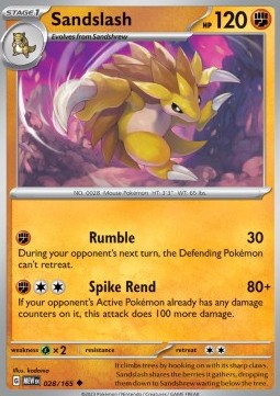 Sandslash - 151 (Uncommon) [MEW-028]