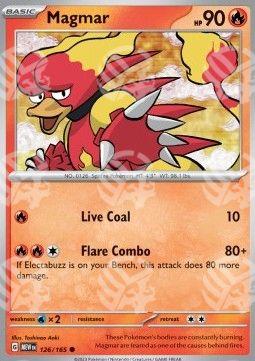 Magmar - 151 (Common) [MEW-126]