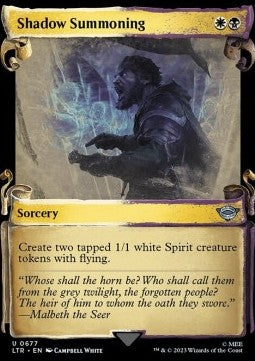 Evocazione delle Ombre - L’uscita nel periodo festivo de Il Signore degli Anelli: Racconti della Terra di Mezzo (Uncommon) [LTRH-677]