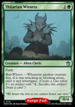 Thijarian Witness - Mondi Altrove: Doctor Who: Extras (Uncommon) [XWHO-716]