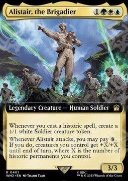 Alistair, the Brigadier - Mondi Altrove: Doctor Who: Extras (Rare) [XWHO-401]