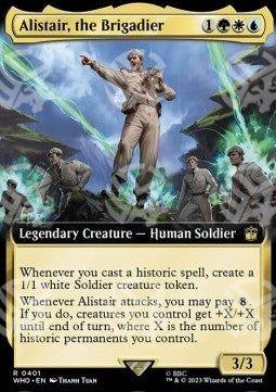 Alistair, the Brigadier - Mondi Altrove: Doctor Who: Extras (Rare) [XWHO-401]
