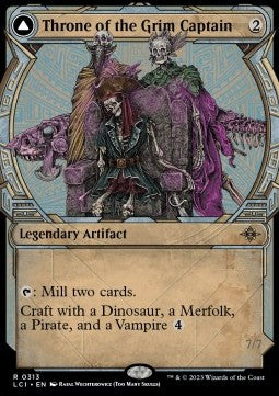 Trono della Capitana Lugubre // La Capitana Lugubre - Le Caverne Perdute di Ixalan: Extras (Rare) [XLCI-313]