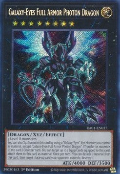Drago Fotonico Armatura Completa Occhi Galattici - 25th Anniversary Rarity Collection (Secret Rare) [RA01-037]