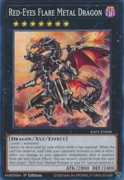 Red-Eyes Flare Metal Dragon - 25th Anniversary Rarity Collection (Super Rare) [RA01-038]