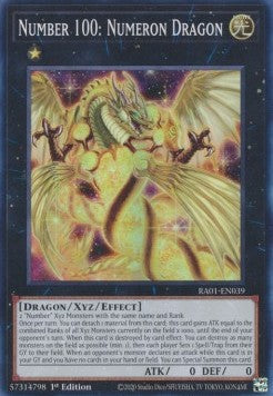 Numero 100: Drago Numeron - 25th Anniversary Rarity Collection (Super Rare) [RA01-039]