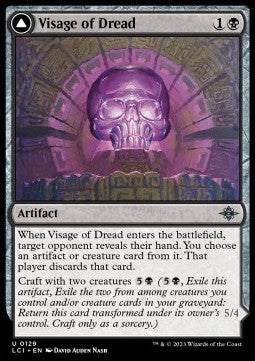 Volto di Terrore // Osseosauro Terrificante - Le Caverne Perdute di Ixalan (Uncommon) [LCI-129]