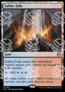 Cascata Sulfurea - Commander: Le Caverne Perdute di Ixalan (Rare) [LCC-354]