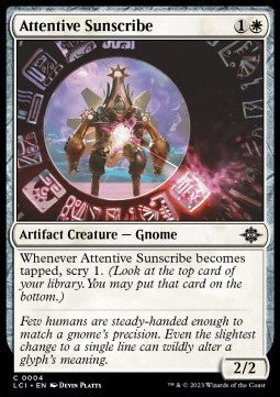 Scriba Solare Attento - Le Caverne Perdute di Ixalan (Common) [LCI-4]