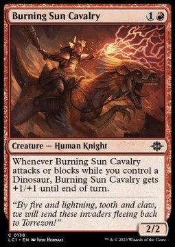 Cavalleria del Sole Ardente - Le Caverne Perdute di Ixalan (Common) [LCI-138]