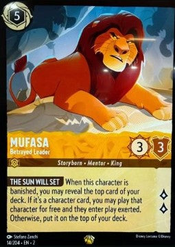 Mufasa - Betrayed Leader - Rise of the Floodborn (Legendary) [2ROF-14]