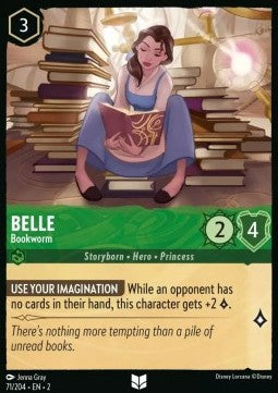 Belle - Bookworm - Rise of the Floodborn (Uncommon) [2ROF-71]