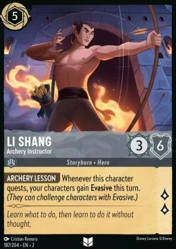Li Shang - Archery Instructor - Rise of the Floodborn (Uncommon) [2ROF-187]