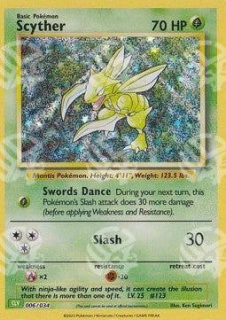 Scyther - Pokémon Trading Card Game Classic: Venusaur & Lugia ex Deck (Fixed) [CLV-006]