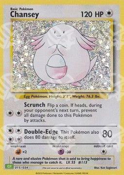 Chansey - Pokémon Trading Card Game Classic: Venusaur & Lugia ex Deck (Fixed) [CLV-015]