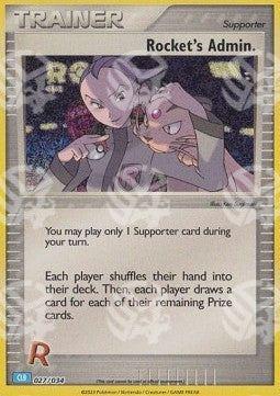 Tenente del Rocket - Pokémon Trading Card Game Classic: Blastoise & Suicune ex Deck (Fixed) [CLB-027]