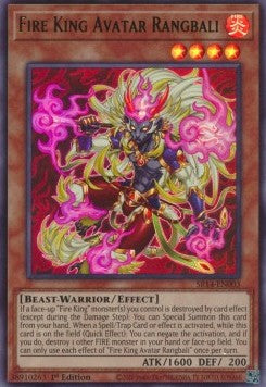 Re del Fuoco Avatar Rangbali - Structure Deck: I Re del Fuoco (Ultra Rare) [SR14-003]