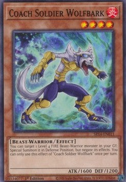 Soldato Allenatore Lupoabbaia - Structure Deck: I Re del Fuoco (Common) [SR14-011]